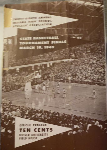 1949 Indiana High School Basketball State Finals Program