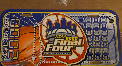 2000 NCAA Basketball Final Four License Plate