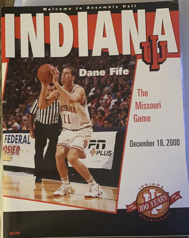 2000 Missouri vs Indiana University Basketball Program