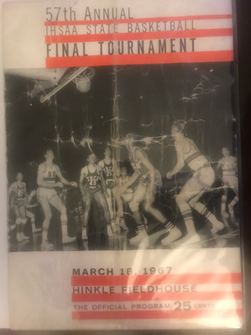 1967 Indiana High School Basketball State Finals Program