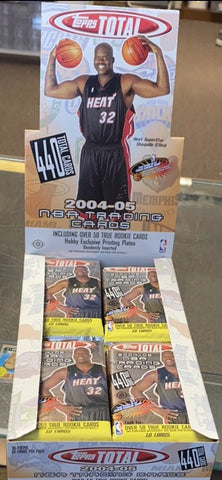 2004-05 Topps Total Basketball Wax Box 35/36 packs