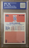 1986-87 Clyde Drexler Fleer Rookie Basketball Card #26, PSA 8 NM-MT