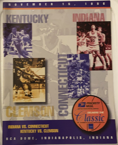 1996 Connecticut vs Indiana University, Kentucky vs Clemson Basketball Program