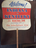 1961 Indiana vs Kentucky High School Basketball All Star Game Fan - Vintage Indy Sports