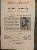 1959 Indiana University vs Purdue University Basketball Program - Vintage Indy Sports