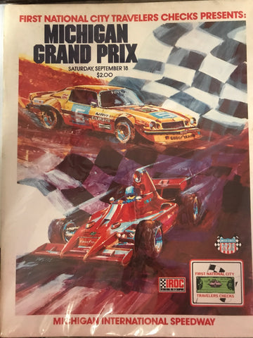 1976 Michigan Grand Prix Race Program