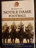 Echoes of Notre Dame Football Hardback Book