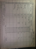 1944 Corydon, Indiana High School Basketball Score Book - Vintage Indy Sports