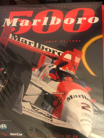 1994 Marlboro 500 Michigan Speedway Indy Car Race Program