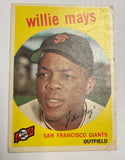 1959 Topps Willie Mays Baseball Card #50