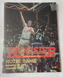 Indiana University vs Notre Dame 1983 Hoosier basketball program