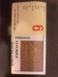1988 Indiana University vs Purdue Football Ticket