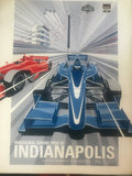 2014 Grand Prix of Indianapolis Race Program, 33 Driver Autographs - Vintage Indy Sports