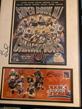 Peyton Manning Autographed Super Bowl XLI Framed Photo and FDC