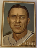1962 Topps Gil Hodges Baseball Card #85, EX-MT
