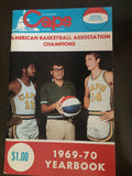 1969-70 Washington Caps ABA Basketball Media Guide - Vintage Indy Sports