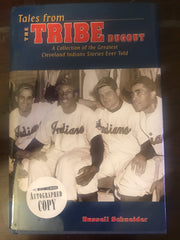 Bob Feller Autographed Tales from the Tribe Dugout HB Book - Vintage Indy Sports