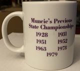 1988 Muncie Central, Indiana High School State Basketball Champions Coffee Mug