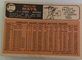 1966 Topps Willie Mays Baseball Card #1, EX