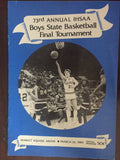 1983 Indiana High School Basketball State Finals Program - Vintage Indy Sports