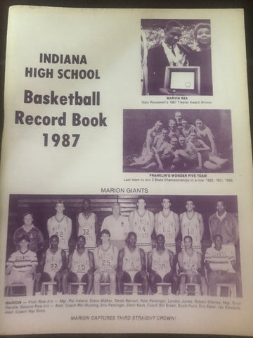 1987 Indiana High School Basketball Record Book
