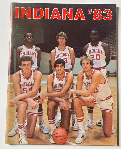 1983 Indiana University Basketball Media Guide