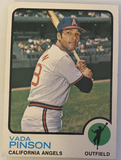 1973 Topps Vada Pinson Baseball Card #75, EX-MT