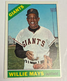 1966 Topps Willie Mays Baseball Card #1