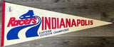 1970's Indianapolis Racers WHA Hockey Eastern Division Champions Pennant