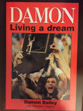 Damon Bailey Living a Dream Paperback Book - Vintage Indy Sports