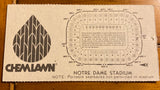 1983 USC vs Notre Dame Football Ticket Stub