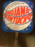 1969 Indiana vs Kentucky High School All Star Game Souvenir Fan - Vintage Indy Sports