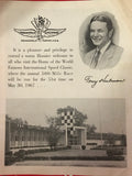 1967 Tony Hulman Indianapolis Motor Speedway Mailer - Vintage Indy Sports
