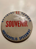 Vintage Indianapolis Motor Speedway Souvenir Vendor Button