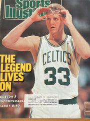 1988 Sports Illustrated Issue Larry Bird on Cover