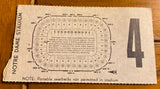 1981 USC vs Notre Dame Football Ticket Stub