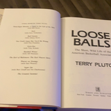 Loose Balls ABA Hardback Book by Terry Pluto, 1st Edition