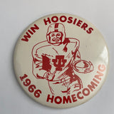 1966 Indiana University Football Homecoming Button