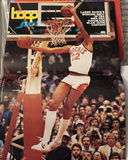 1984 NBA Hoop Basketball Magazine Larry Bird on cover, Larry Nance Poster