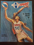 1969-70 Indiana Pacers vs Los Angeles Stars ABA Basketball Program - Vintage Indy Sports