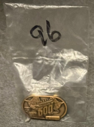 1996 Indianapolis 500 Bronze Pit Badge sealed in bag