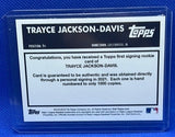 Trayce Jackson-Davis Indiana University Autographed Basketball Card