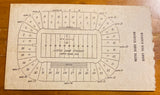 1942 Stanford vs Notre Dame Football Ticket Stub