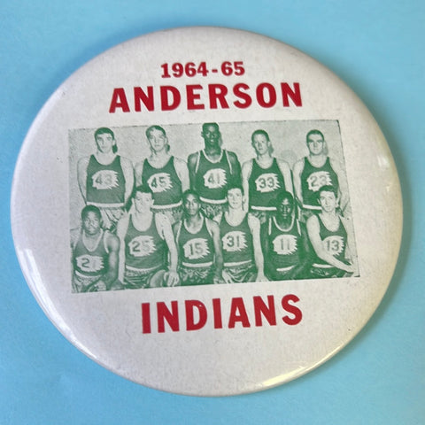 1964-65 Anderson, IN H.S. Basketball Pinback Button