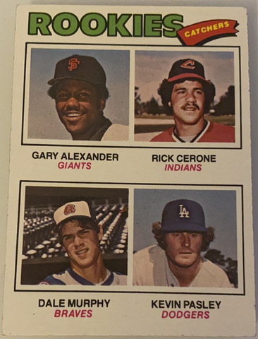 1977 Topps Dale Murphy Rookie Baseball Card #476, EX-MT