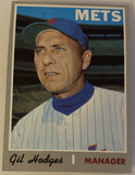 1970 Topps Gil Hodges Baseball Card #394, NM