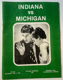 Indiana University vs Michigan 1976 basketball program