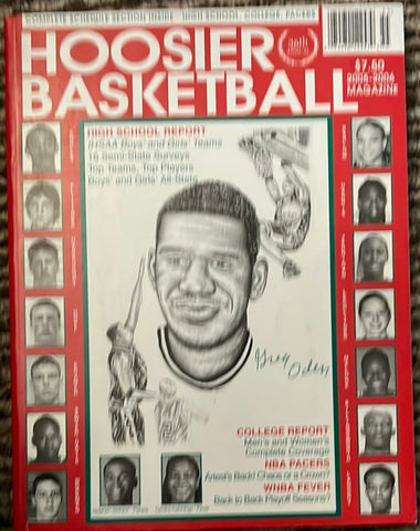 2005-06 Hoosier Basketball Magazine, Greg Oden on Cover