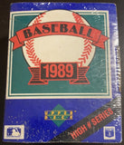 1989 Upper Deck High Number Baseball Card Set, Sealed
