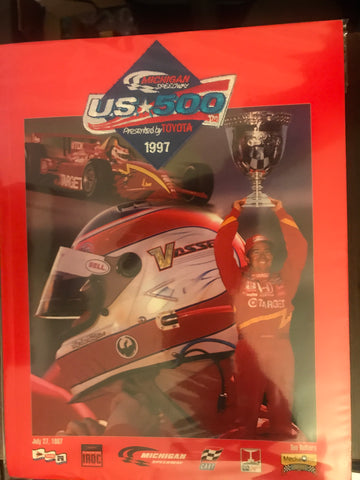 1997 US 500 Michigan Speedway Indy Car Race Program.